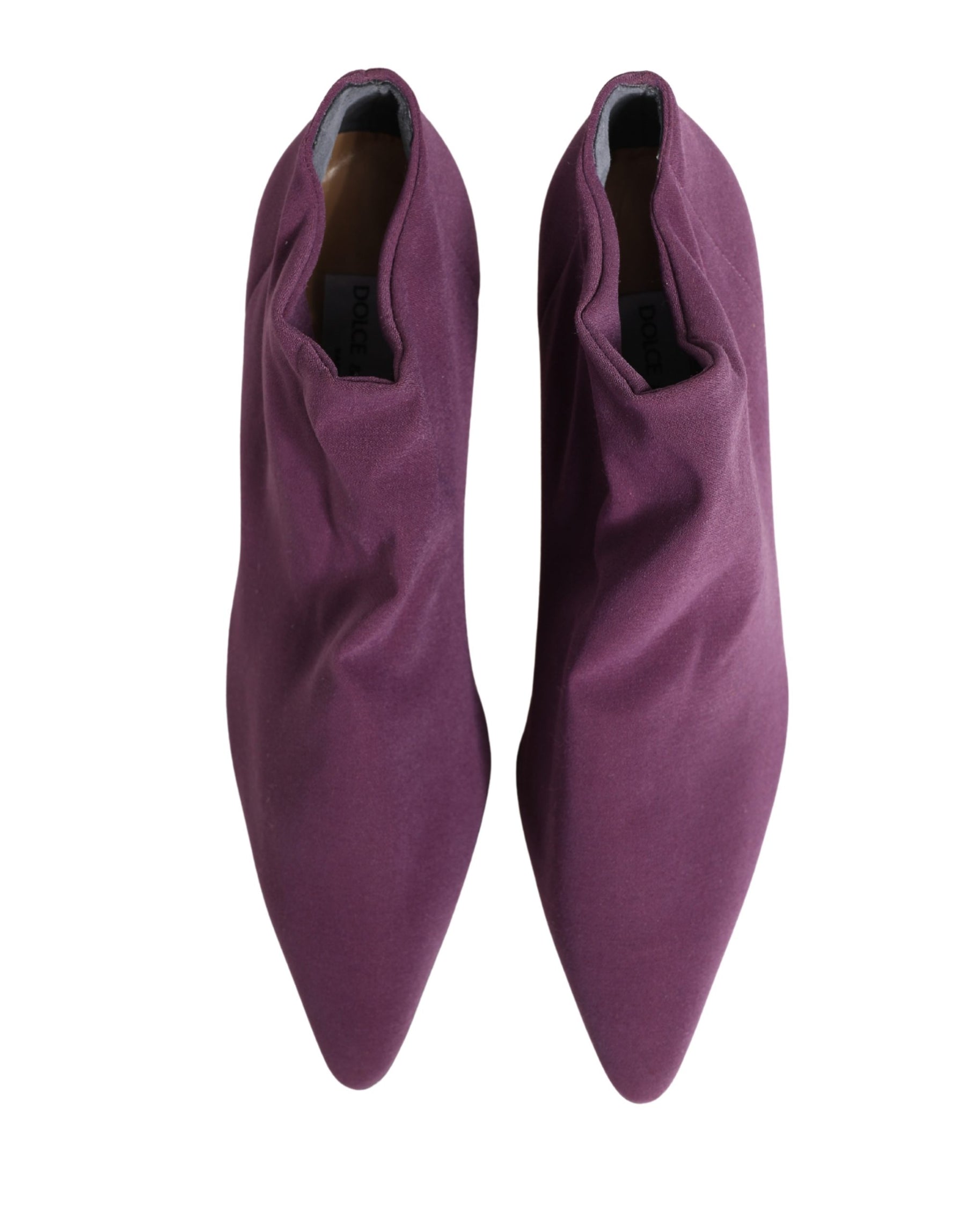 Dolce & Gabbana Shoes Purple Suede Ankle Boots Shoes | Regal Royce