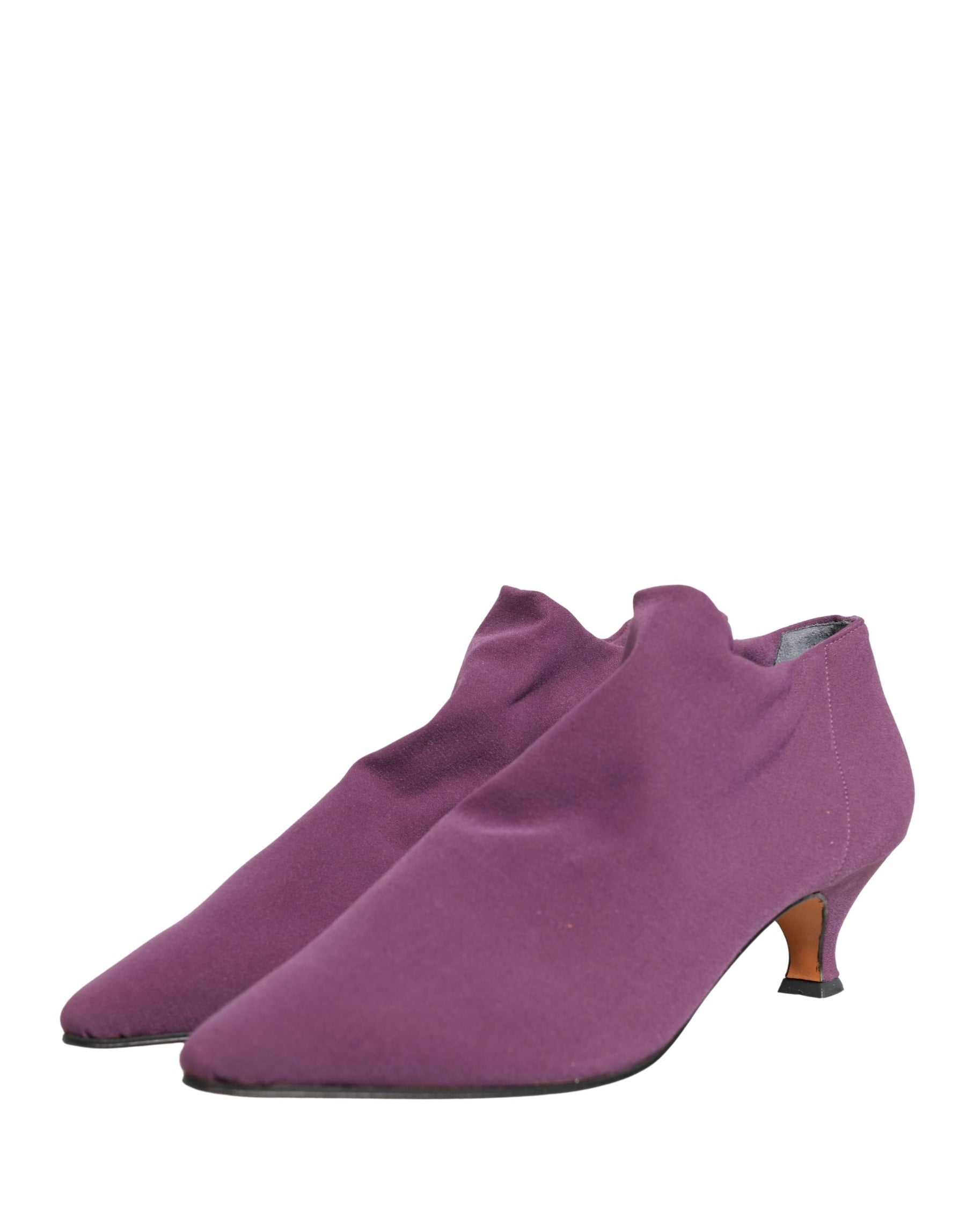 Dolce & Gabbana Shoes Purple Suede Ankle Boots Shoes | Regal Royce