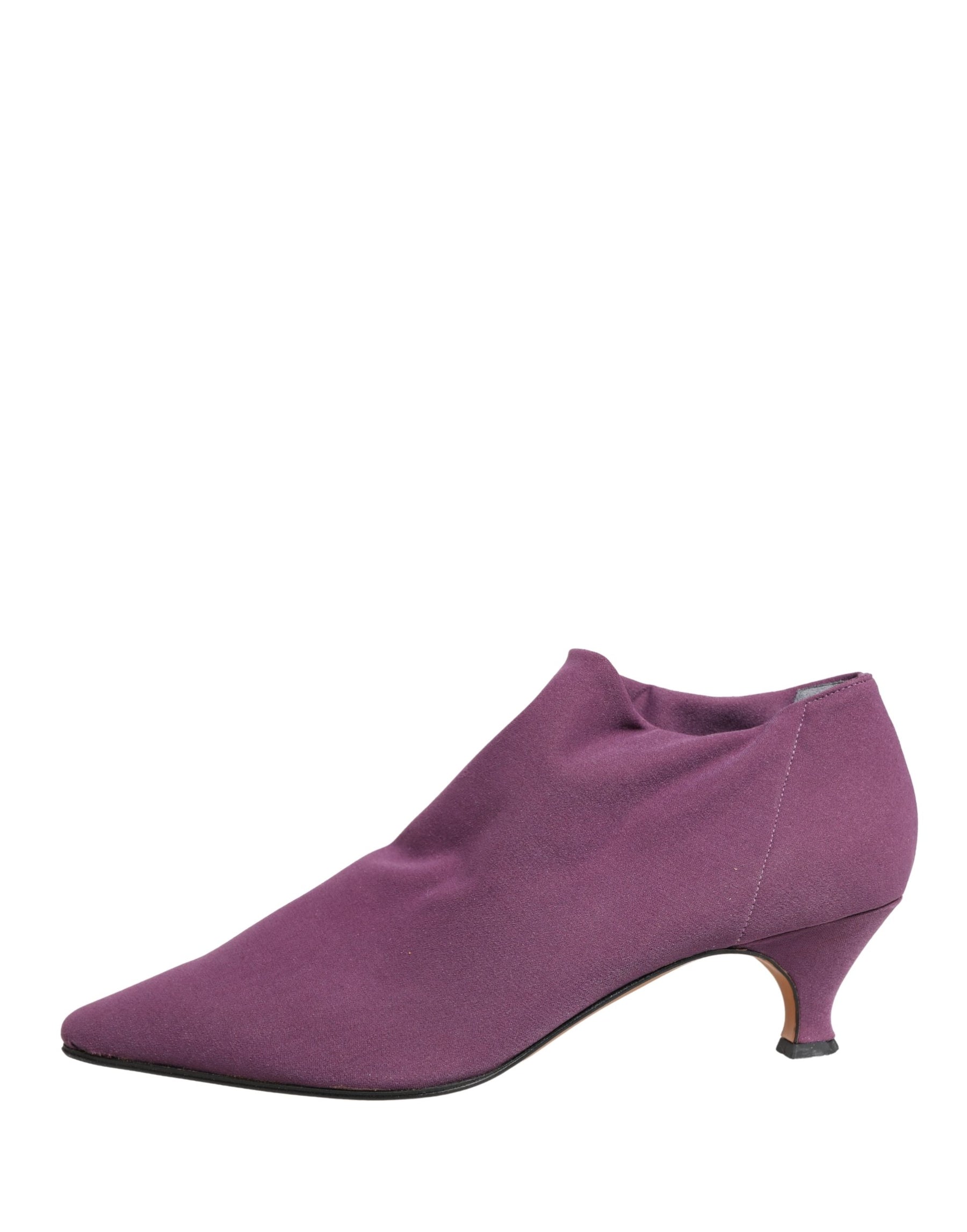 Dolce & Gabbana Shoes Purple Suede Ankle Boots Shoes | Regal Royce
