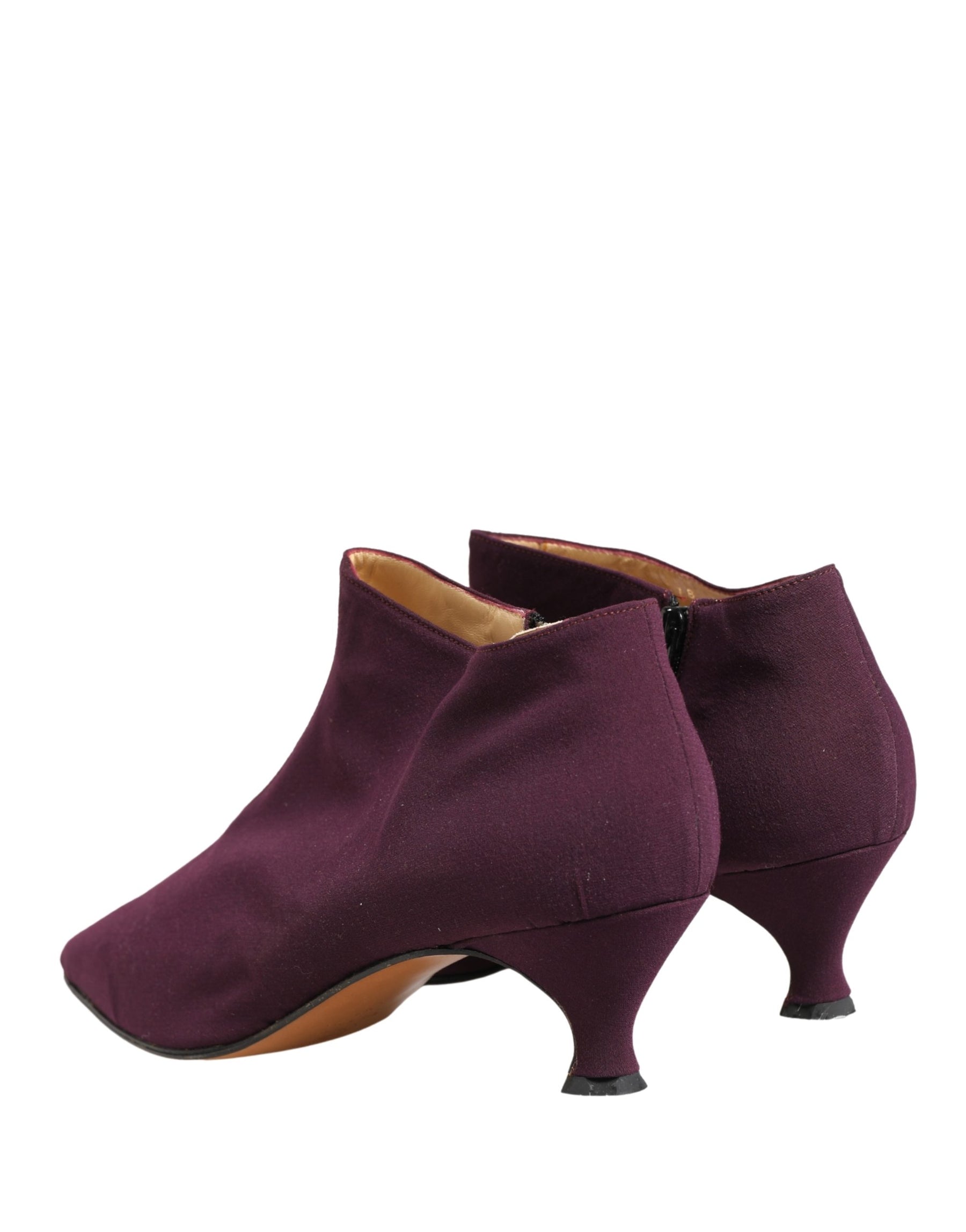Dolce & Gabbana Purple Suede AnkleBoots Shoes | Regal Royce