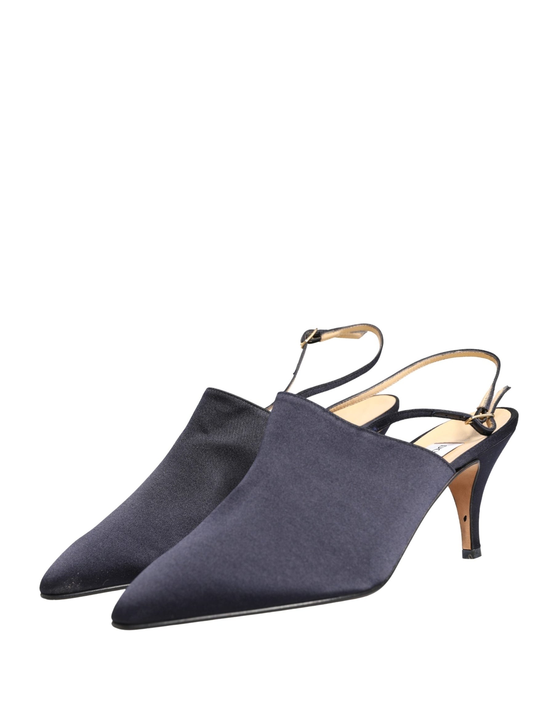 Dolce & Gabbana Black Suede Heels Slingbacks Shoes | Regal Royce