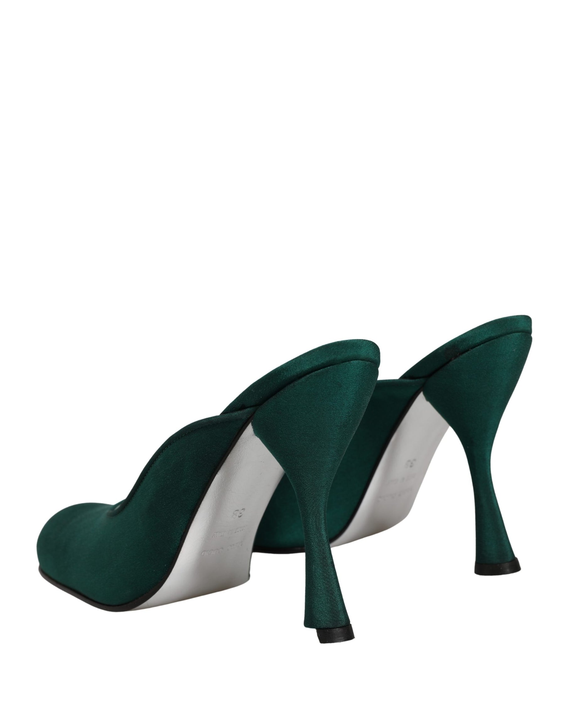 Dolce & Gabbana Green Suede Leather High Heel Pumps Shoes | Regal Royce
