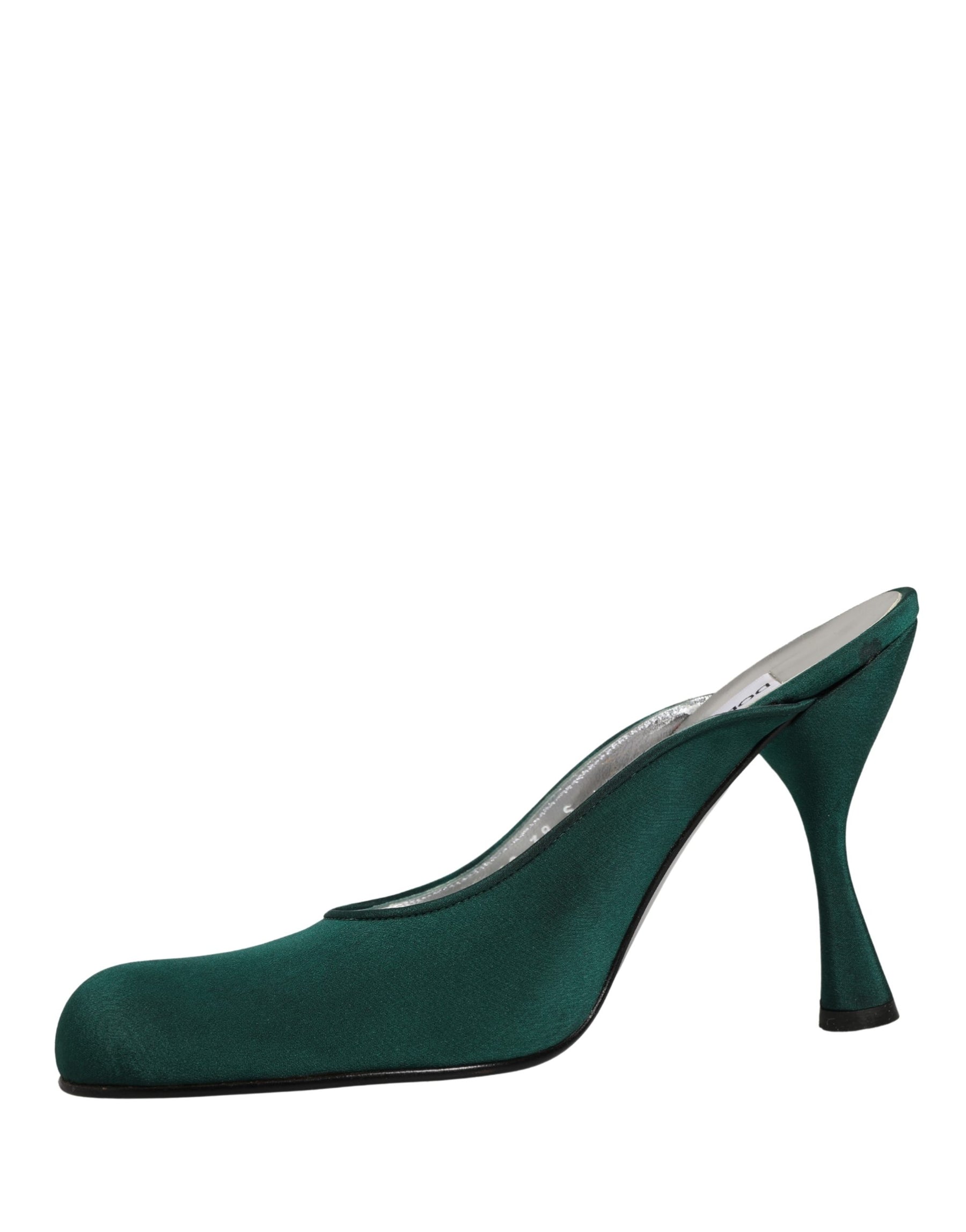 Dolce & Gabbana Green Suede Leather High Heel Pumps Shoes | Regal Royce