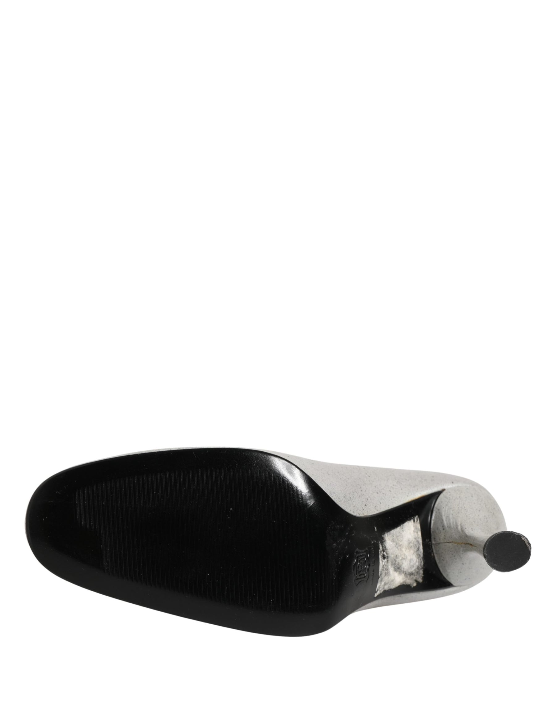 Dolce & Gabbana White Leather High Heels Women Pumps Shoes | Regal Royce