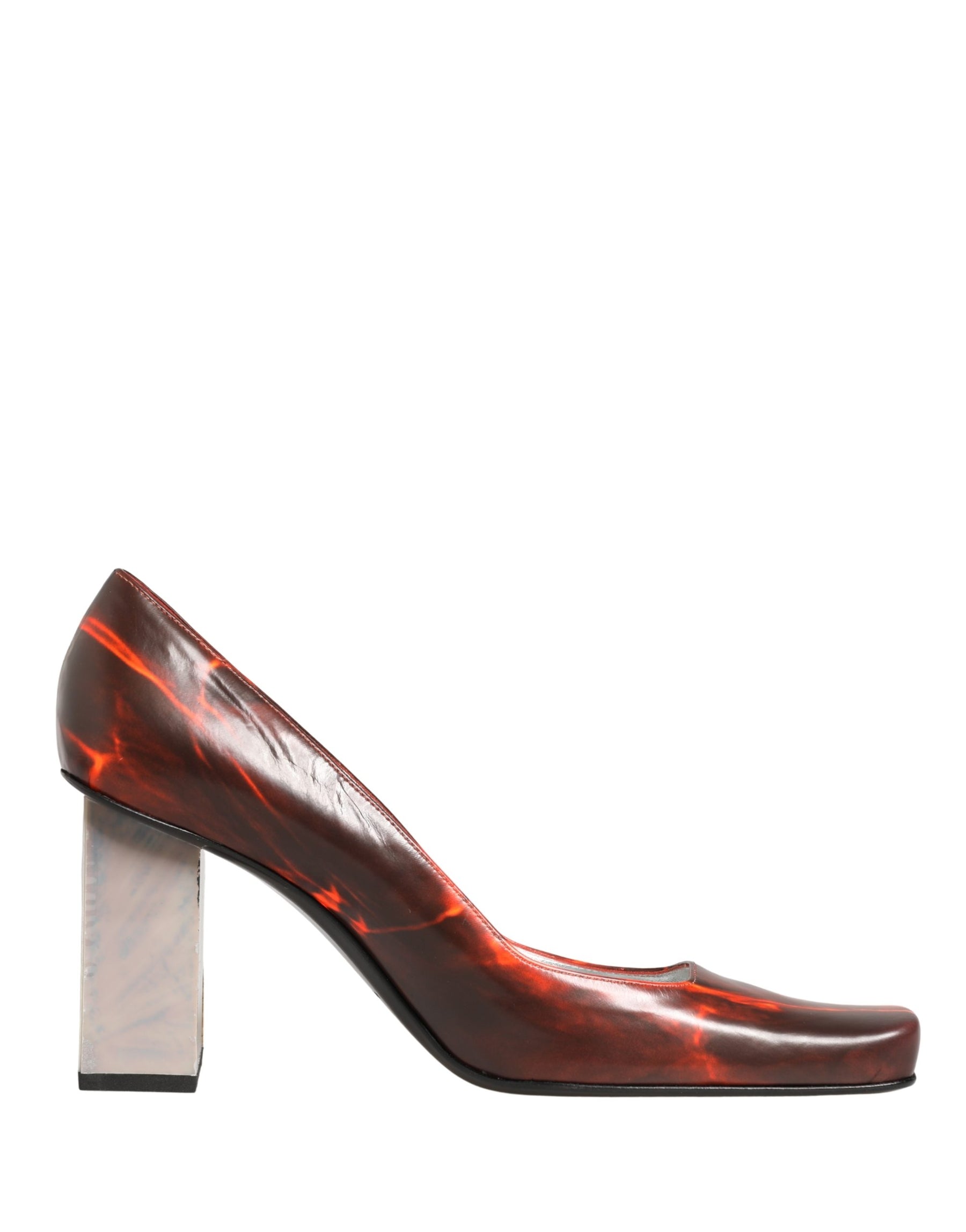 Dolce & Gabbana Multicolor Leather Square Toe Pumps Shoes | Regal Royce