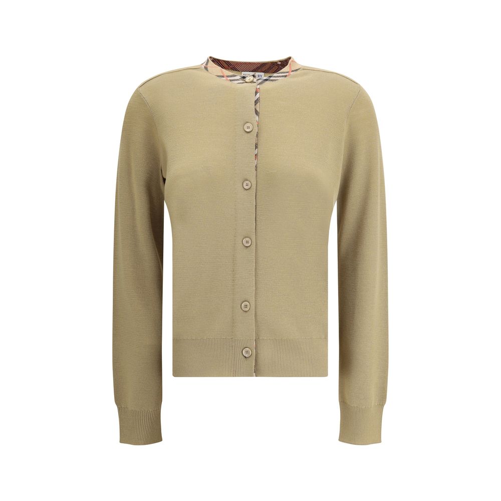 Burberry Brown Wool Oves Aries Cardigan | Regal Royce