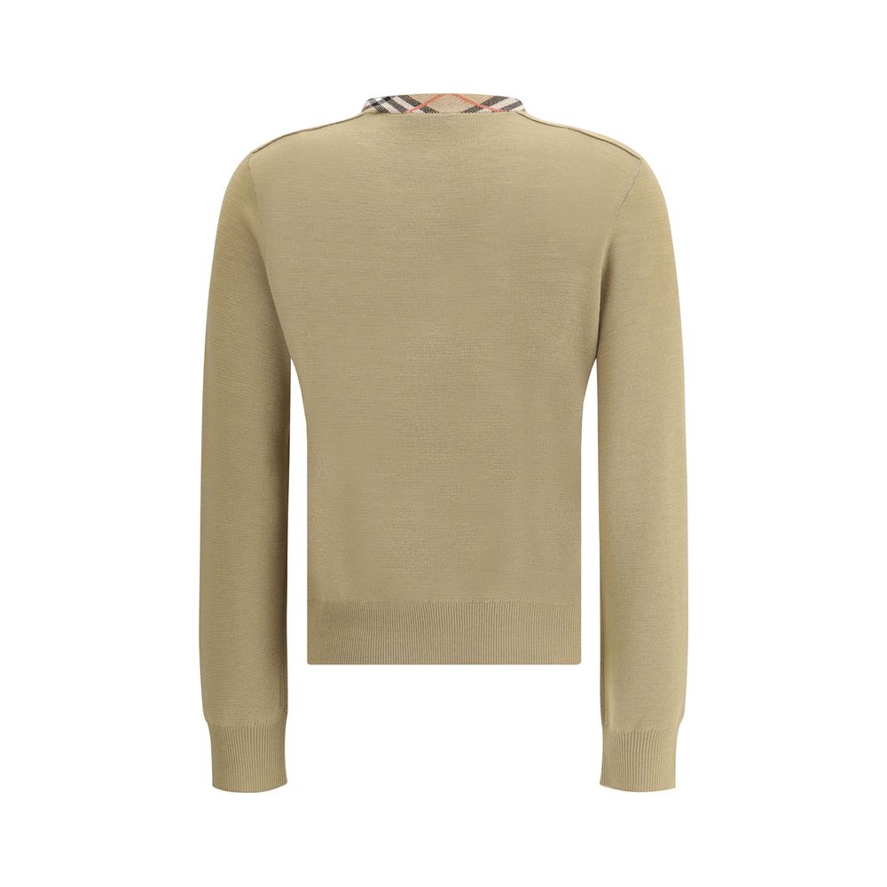 Burberry Brown Wool Oves Aries Cardigan | Regal Royce