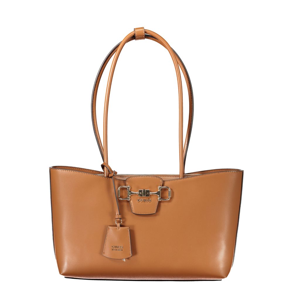 Guess Jeans Marrone Poliuretano Women Handbag | Regal Royce