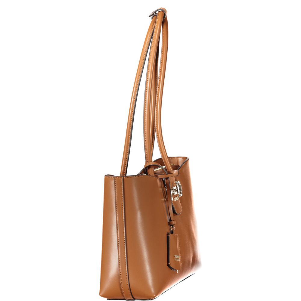Guess Jeans Marrone Poliuretano Women Handbag | Regal Royce