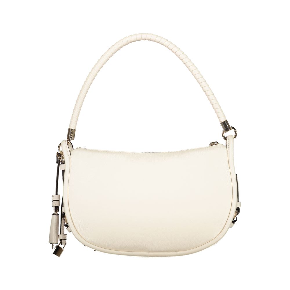 Guess Jeans White Polyurethane Women's Handbag | Regal Royce