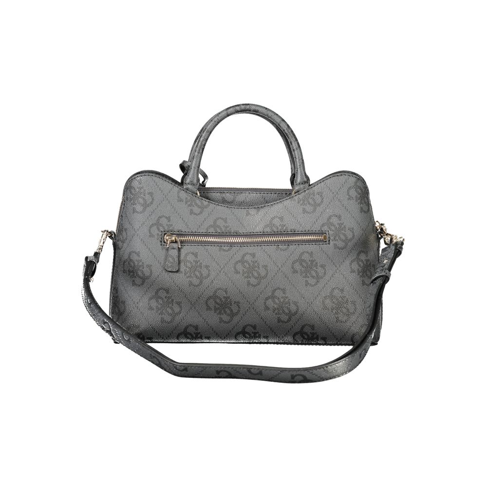 Guess Jeans "Black Polyurethane Women Handbag" | Regal Royce