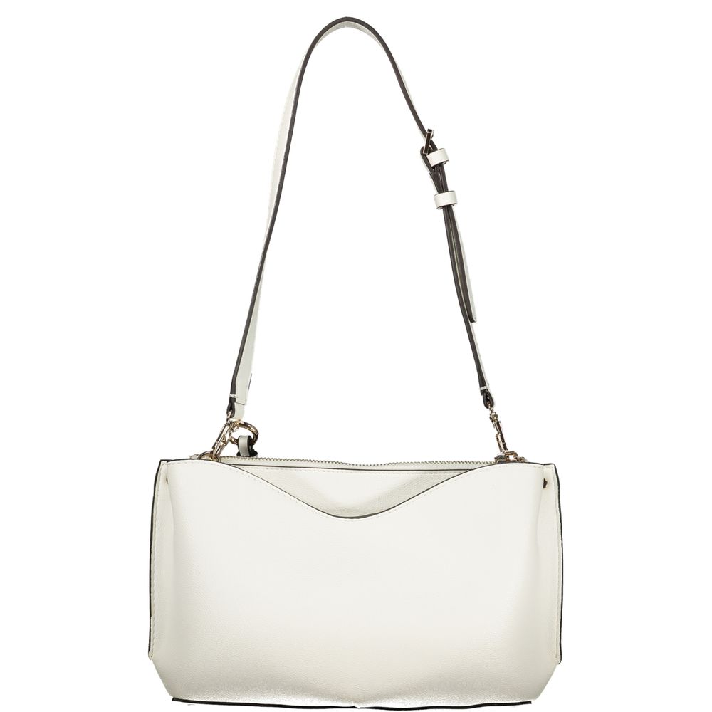 Guess Jeans White Polyurethane Women's Bag | Regal Royce