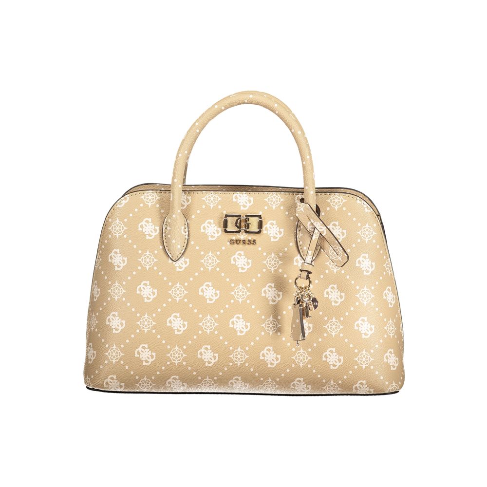 Guess Jeans Black Polyurethane Women Shoulder Bag | Regal Royce