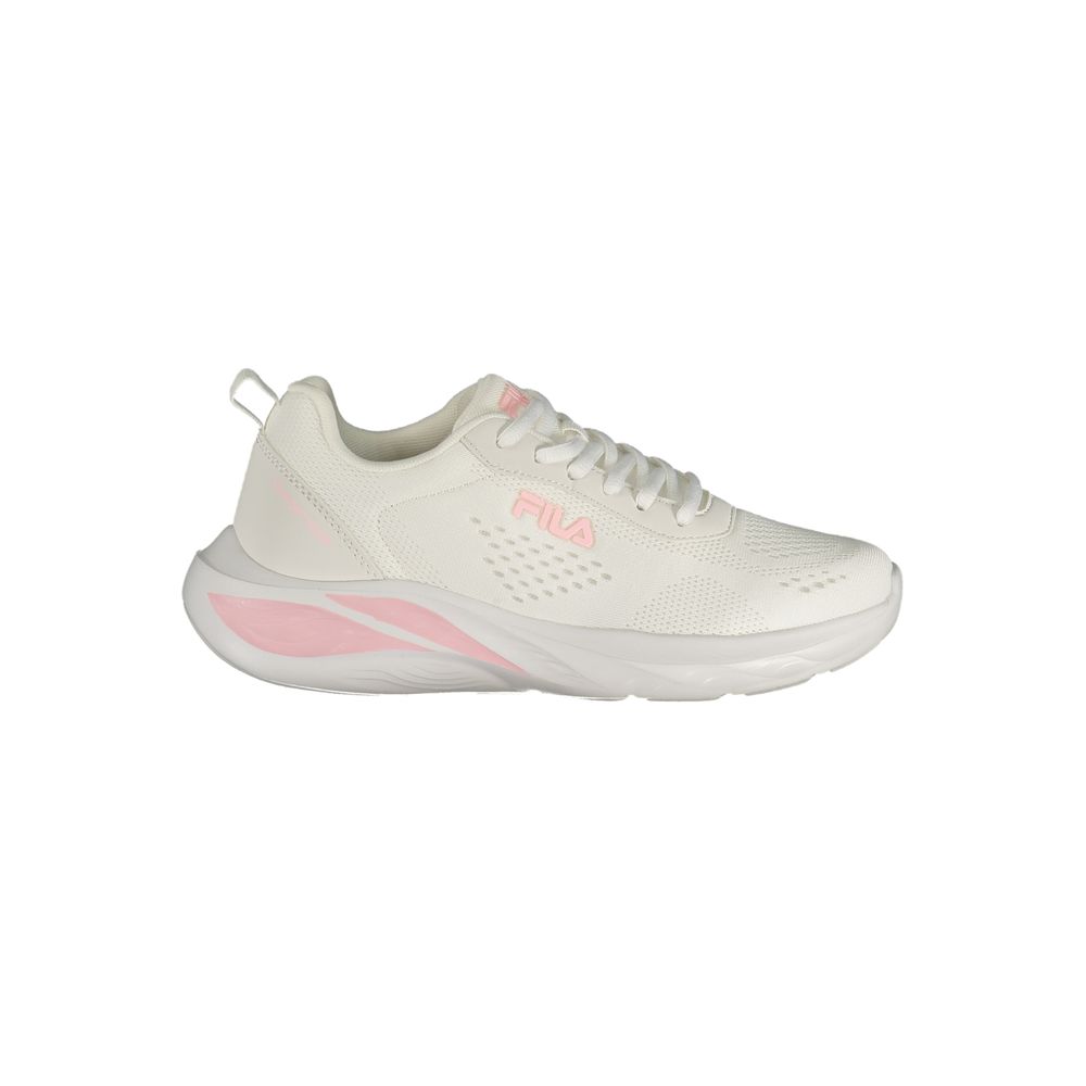 Fila White Polyester Women's Sneakers | Regal Royce