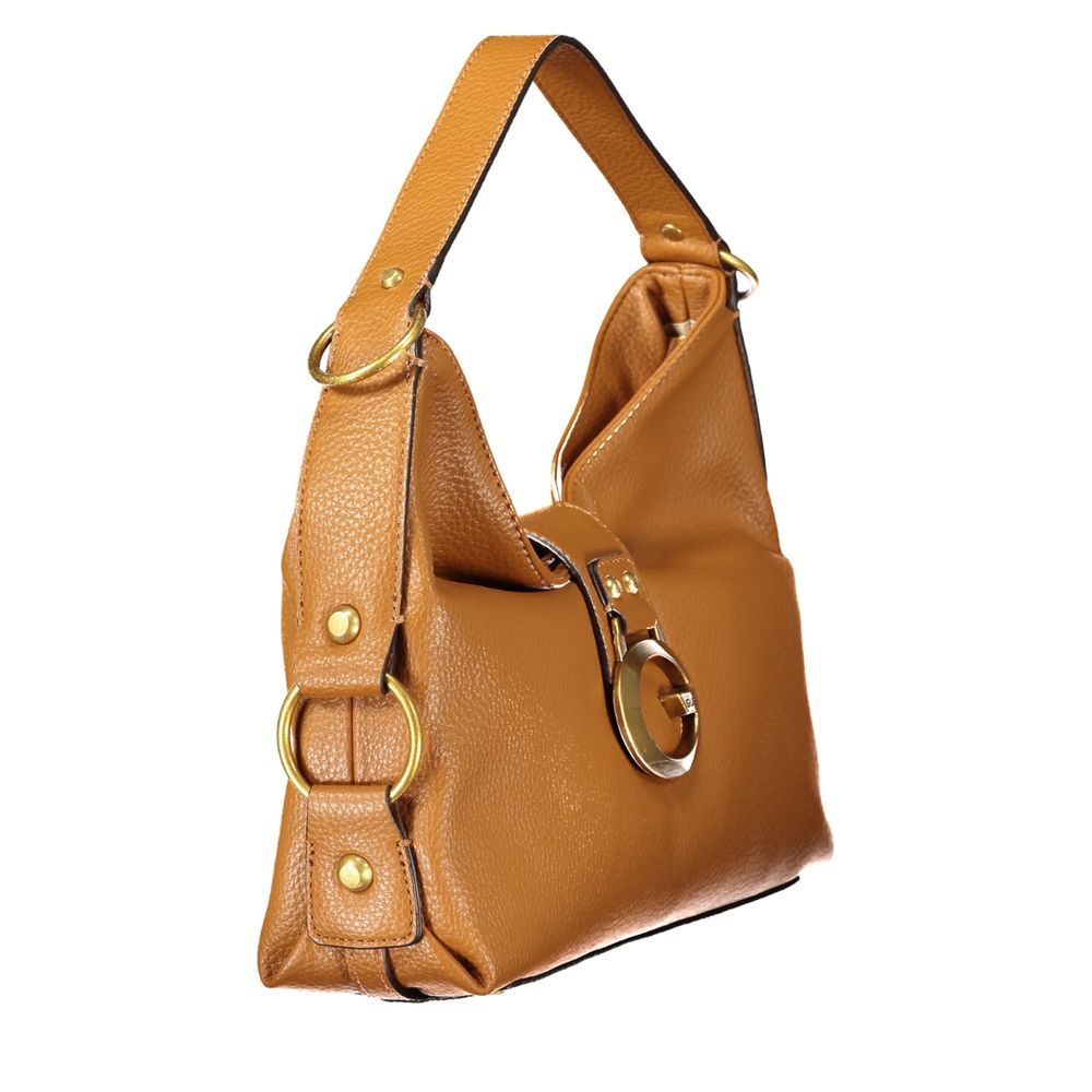 Guess Jeans Marrone Polyurethane Women Handbag | Regal Royce