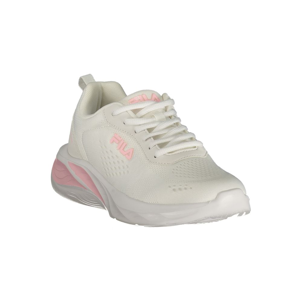Fila White Polyester Women's Sneakers | Regal Royce