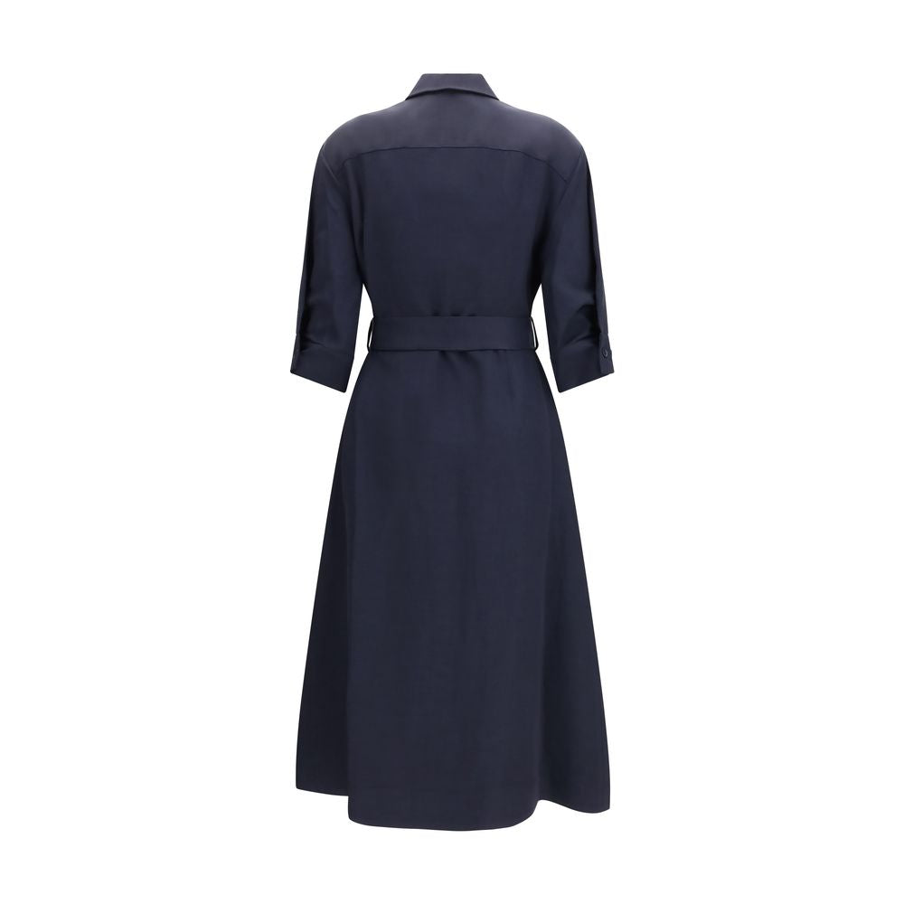 P.A.R.O.S.H. Blue Viscose Casual Dress | Regal Royce