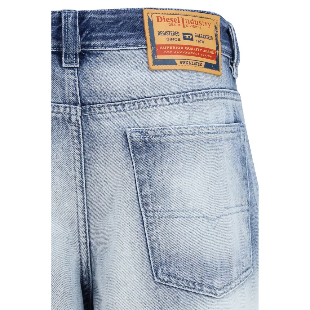 Diesel Blue Cotton Bootcut Jeans | Regal Royce
