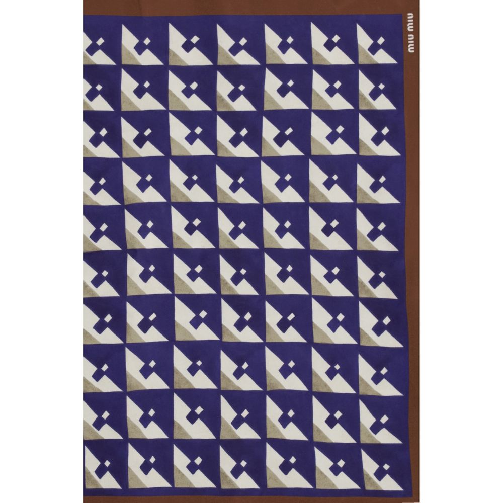 Miu Miu Multicolor Silk Scarf | Regal Royce