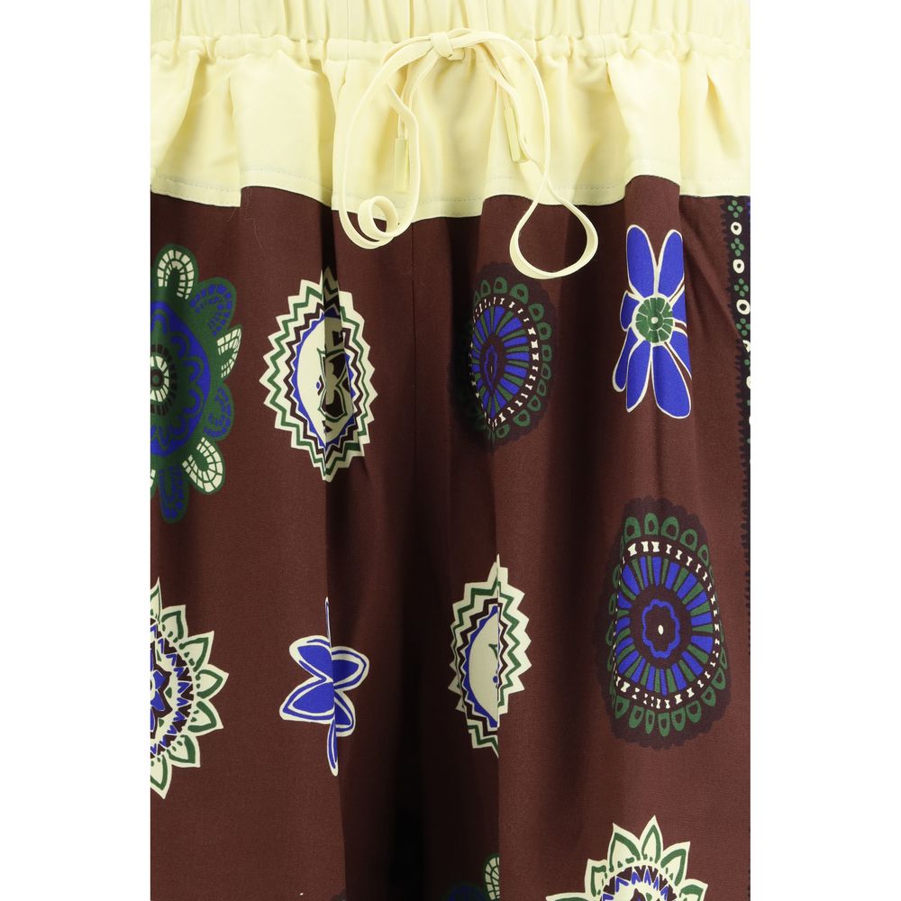 Alemais Multicolor Viscose Bermuda Shorts | Regal Royce