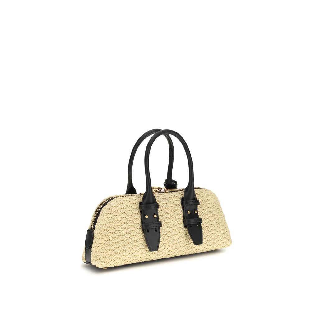 PINKO Beige Raffia Shoulder Bag | Regal Royce
