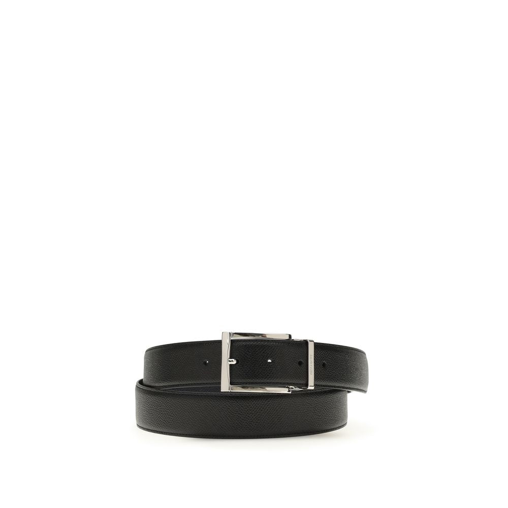 Ferragamo Blue Calf Leather Bos Taurus Regular Belt | Regal Royce