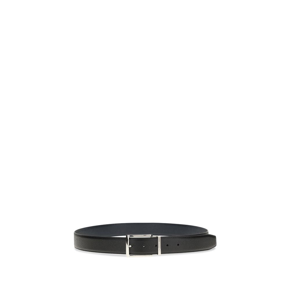 Ferragamo Blue Calf Leather Bos Taurus Regular Belt | Regal Royce