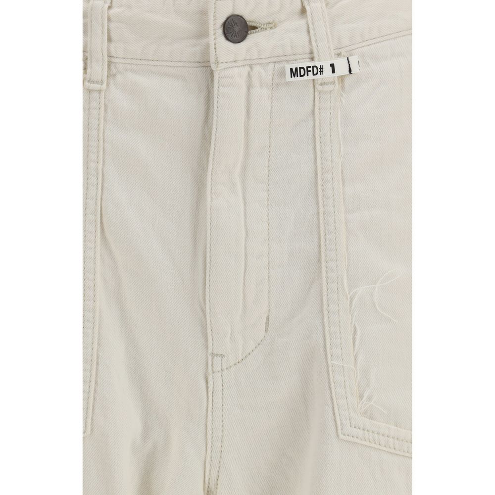 Maison Mihara Yasuhiro White Cotton Casual Pants | Regal Royce