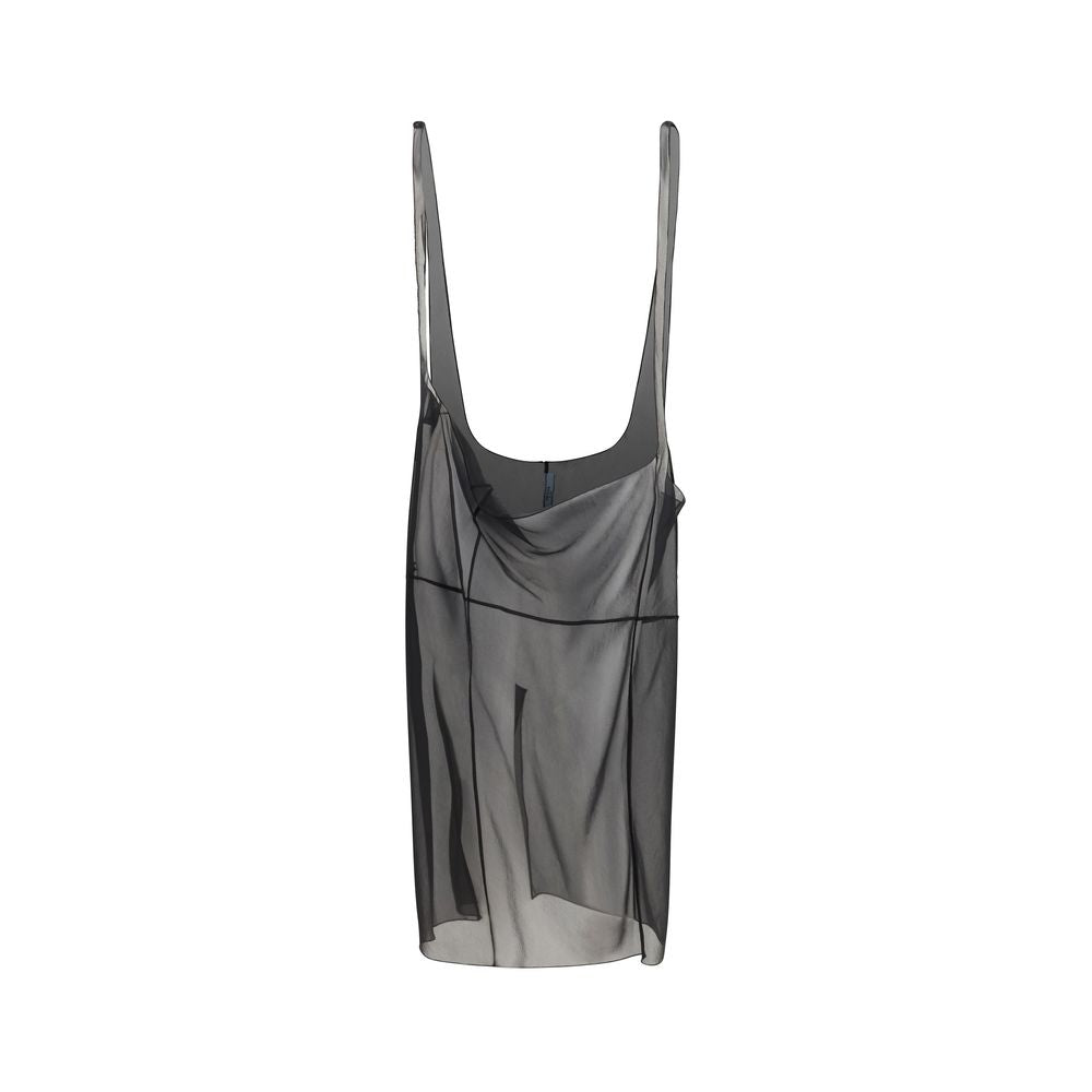 Prada Black Polyester Midi Skirt | Regal Royce