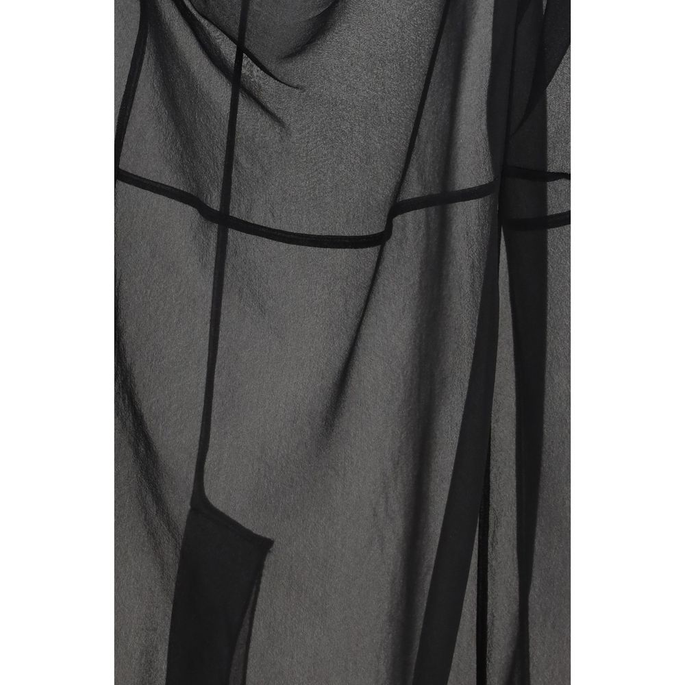Prada Black Polyester Midi Skirt | Regal Royce