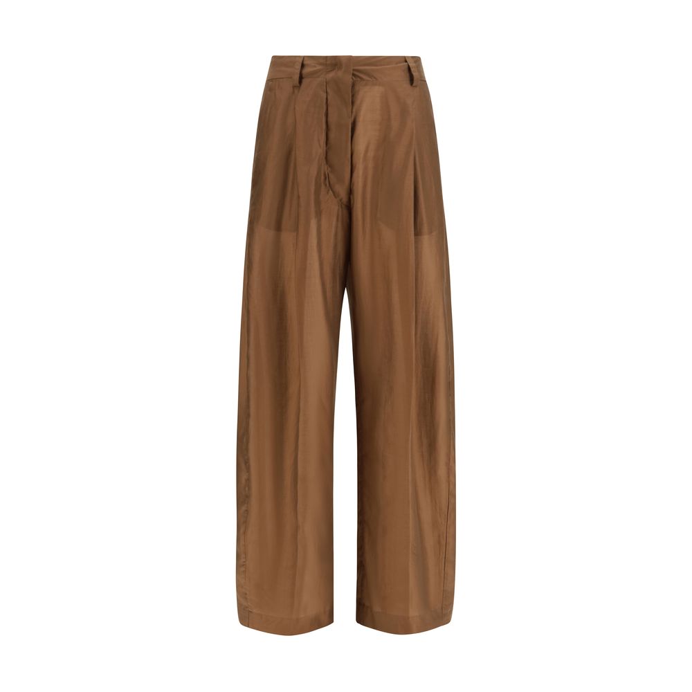 The Latest Brown Cotton Casual Pants | Regal Royce