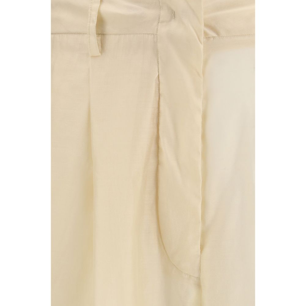 The Latest Beige Cotton Casual Pants | Regal Royce