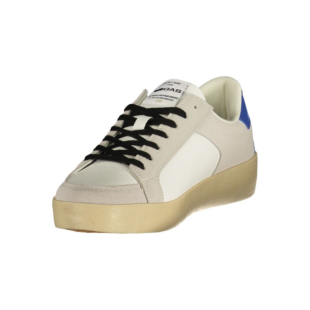 Gas Bianco Polyurethane Men Sneaker | Regal Royce