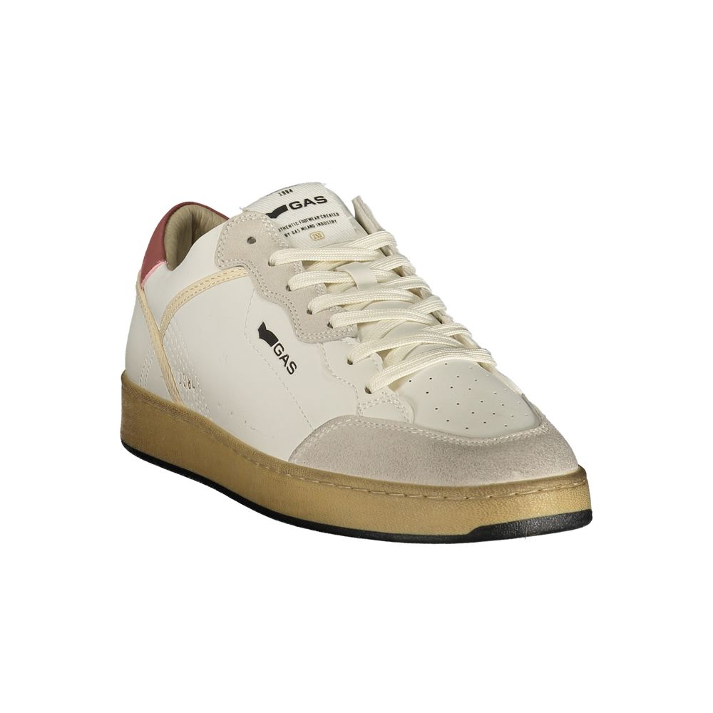 Gas White Polyurethane Men Sneaker | Regal Royce