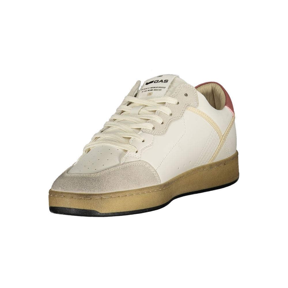Gas White Polyurethane Men Sneaker | Regal Royce