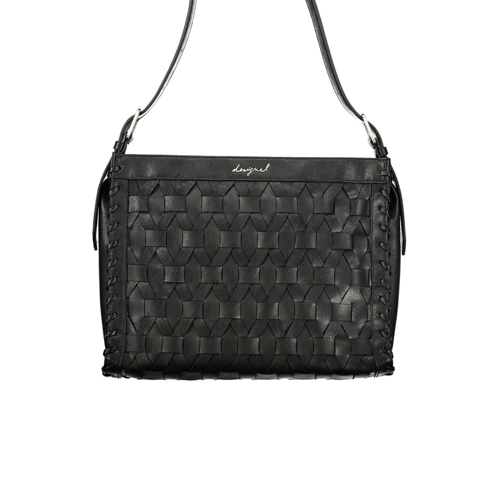 Desigual Black Polyurethane Women's Handbag | Regal Royce