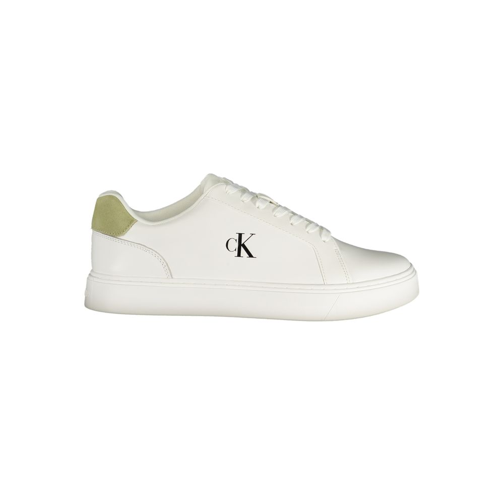 Calvin Klein Bianco Polyurethane Men Sneaker | Regal Royce