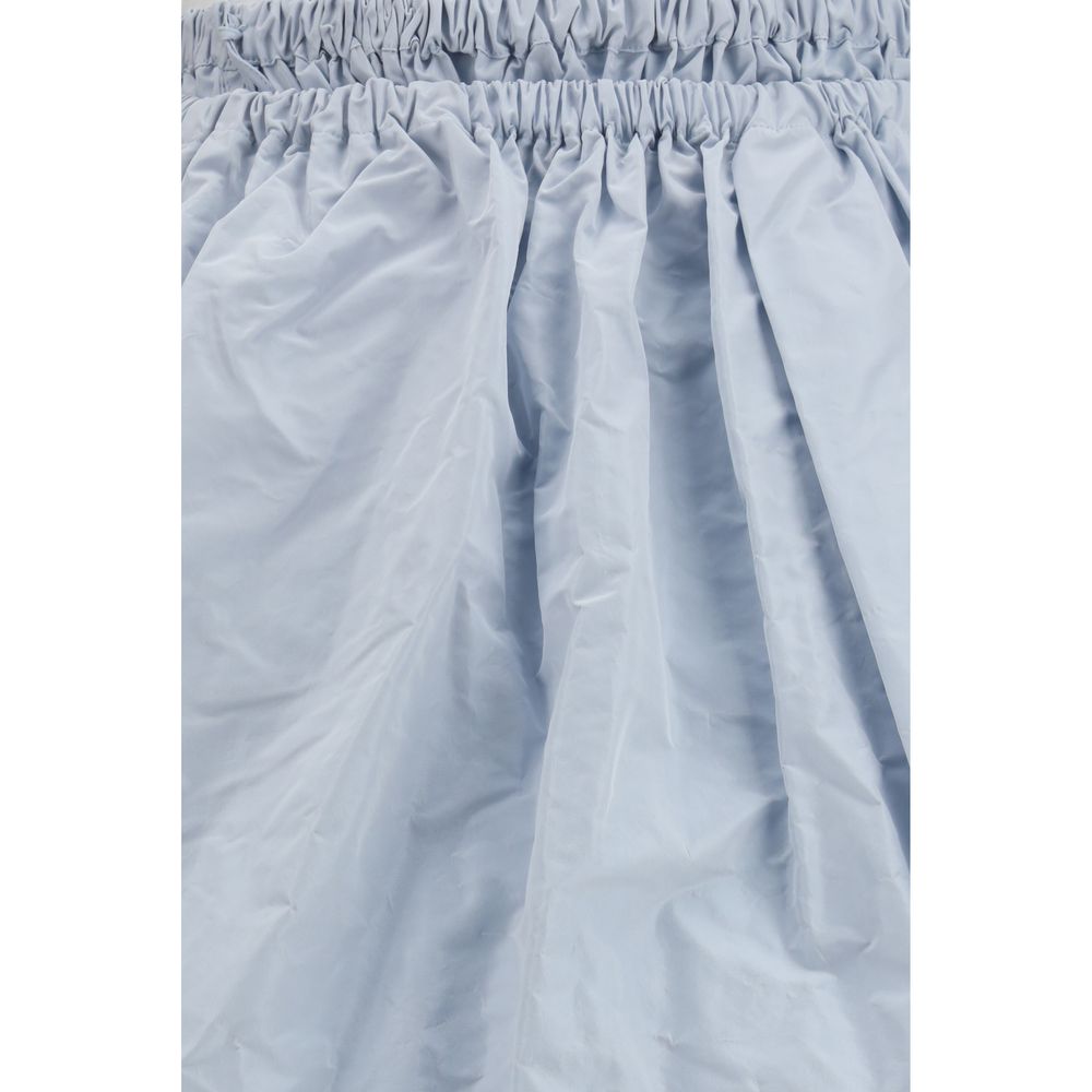 Prada Blue Silk Long Skirt | Regal Royce