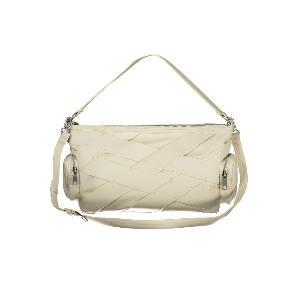 Desigual White Polyurethane Women's Shoulder Bag | Regal Royce