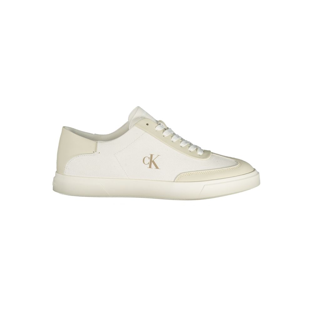 Calvin Klein Bianco Polyester Woman Sneaker | Regal Royce