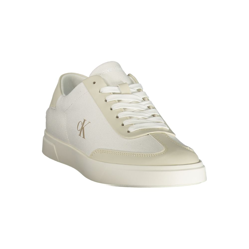 Calvin Klein Bianco Polyester Woman Sneaker | Regal Royce