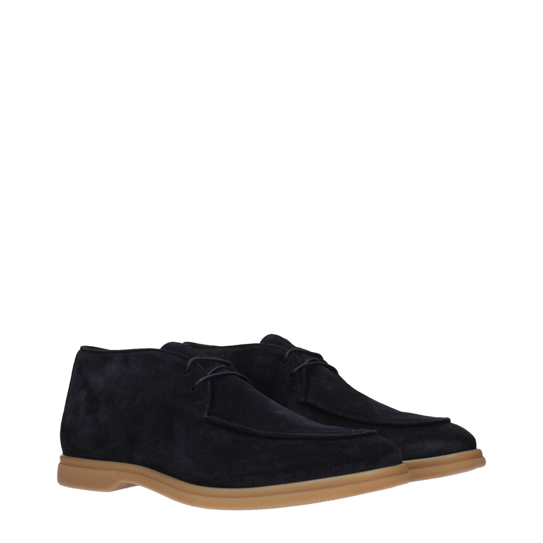 Eleventy Blue Leather Oxfords And Derbies | Regal Royce