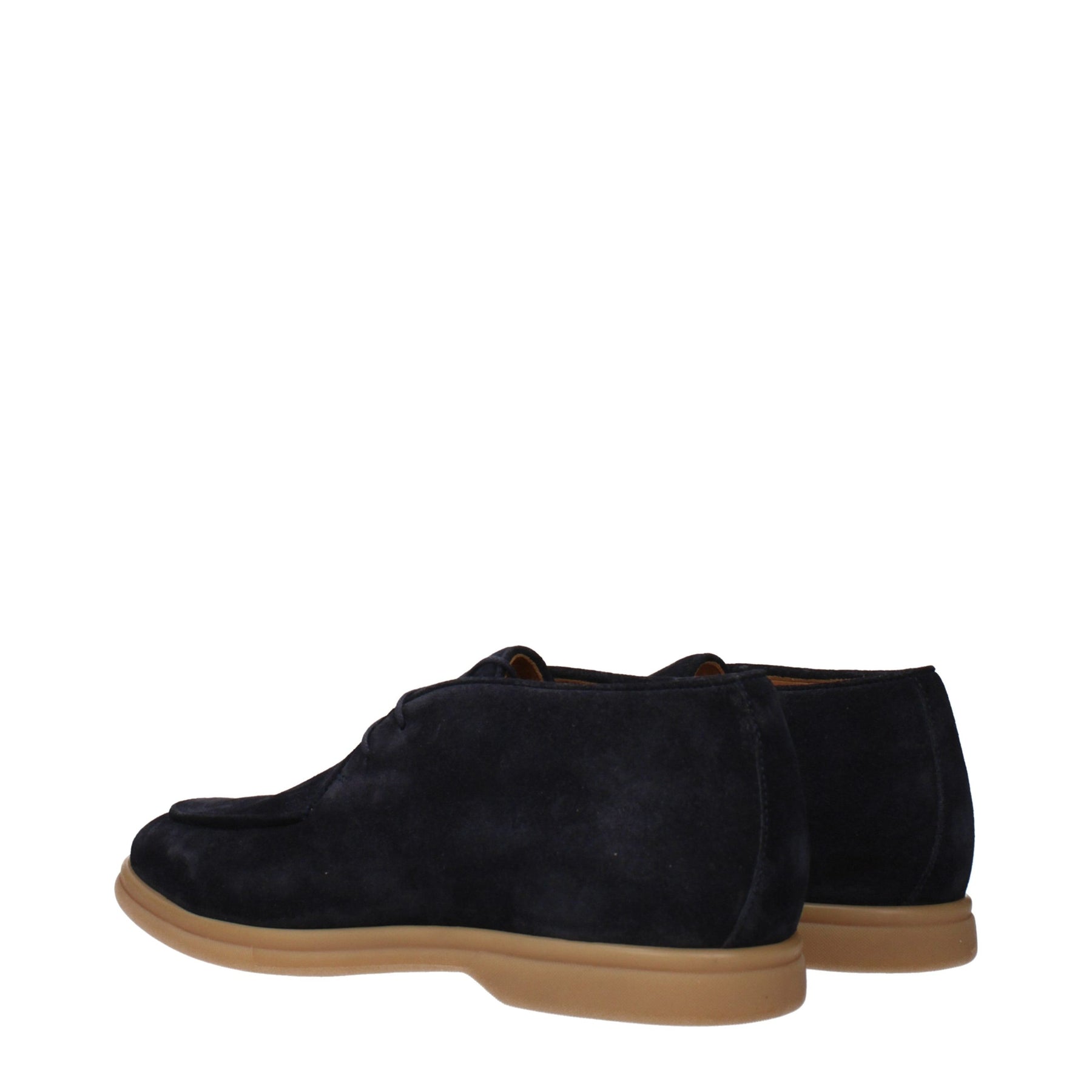 Eleventy Blue Leather Oxfords And Derbies | Regal Royce