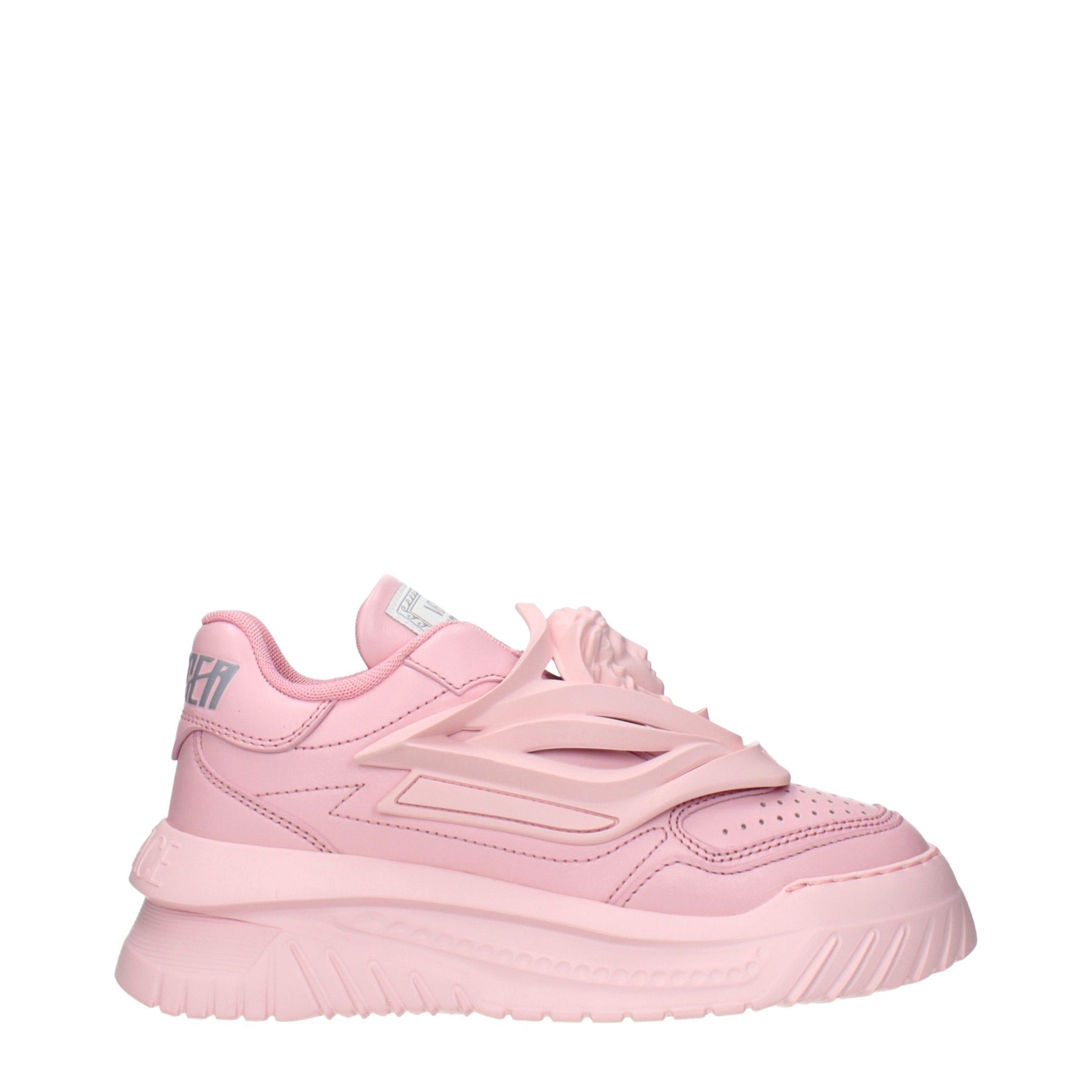 Versace Pink Leather Chunky Sneakers | Regal Royce