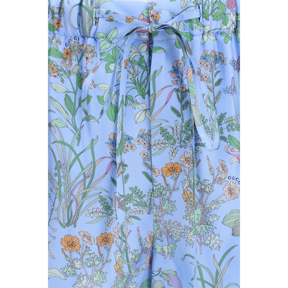 Gucci Blue Silk Bermuda Shorts | Regal Royce