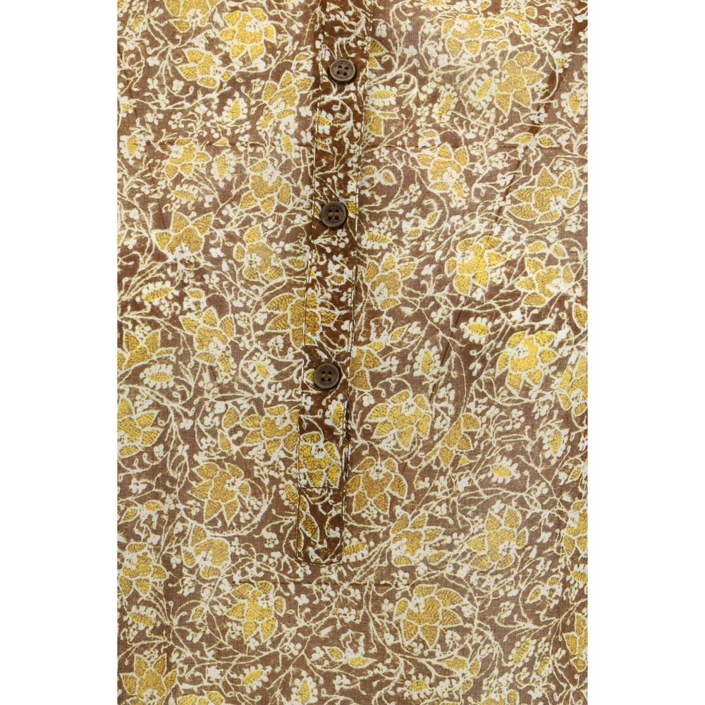 Marant Etoile Bicolor Cotton Pattern Shirt | Regal Royce