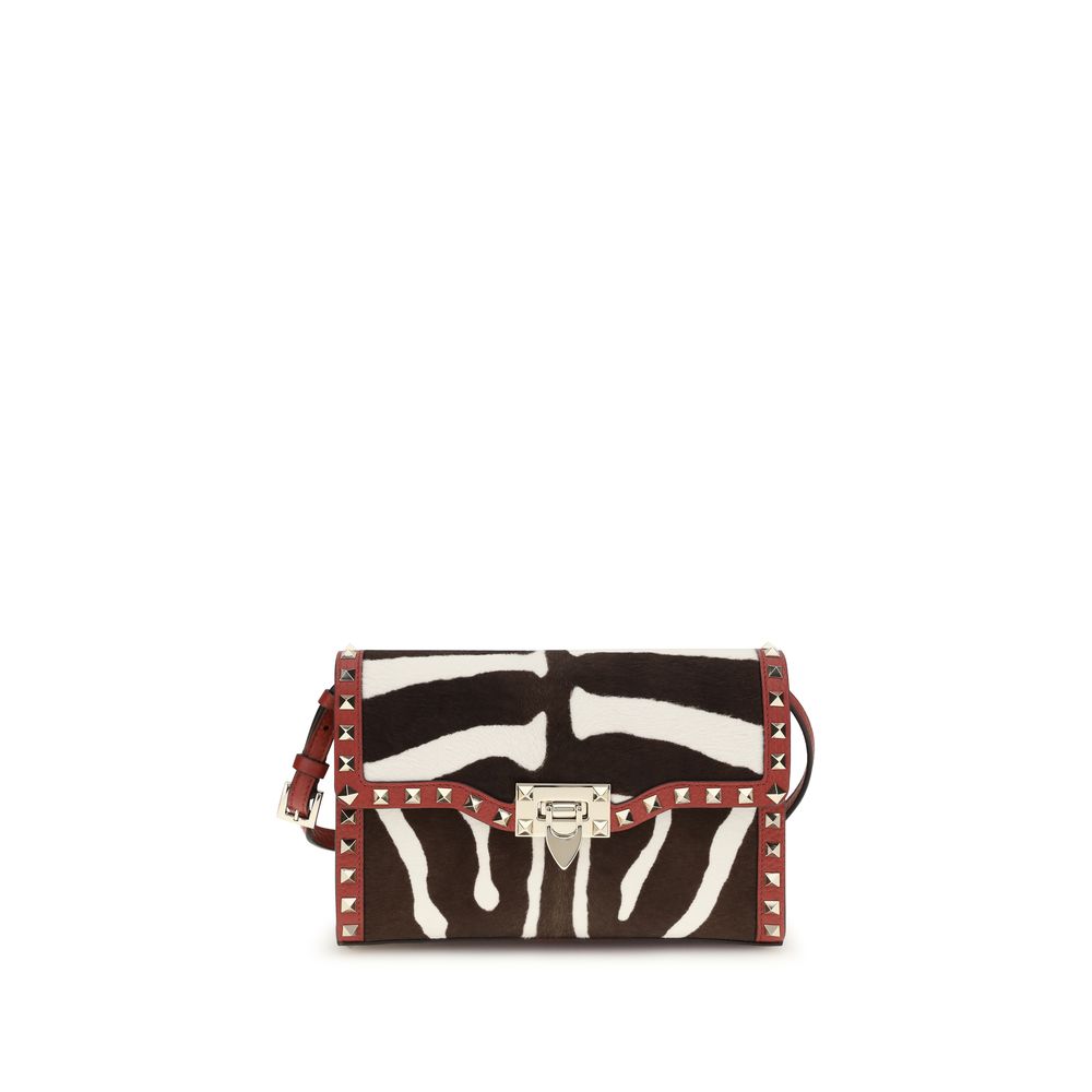 Valentino Garavani Multicolor Calf Leather Bos Taurus Shoulder Bag | Regal Royce