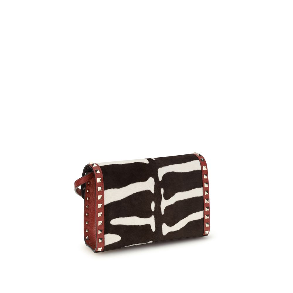 Valentino Garavani Multicolor Calf Leather Bos Taurus Shoulder Bag | Regal Royce