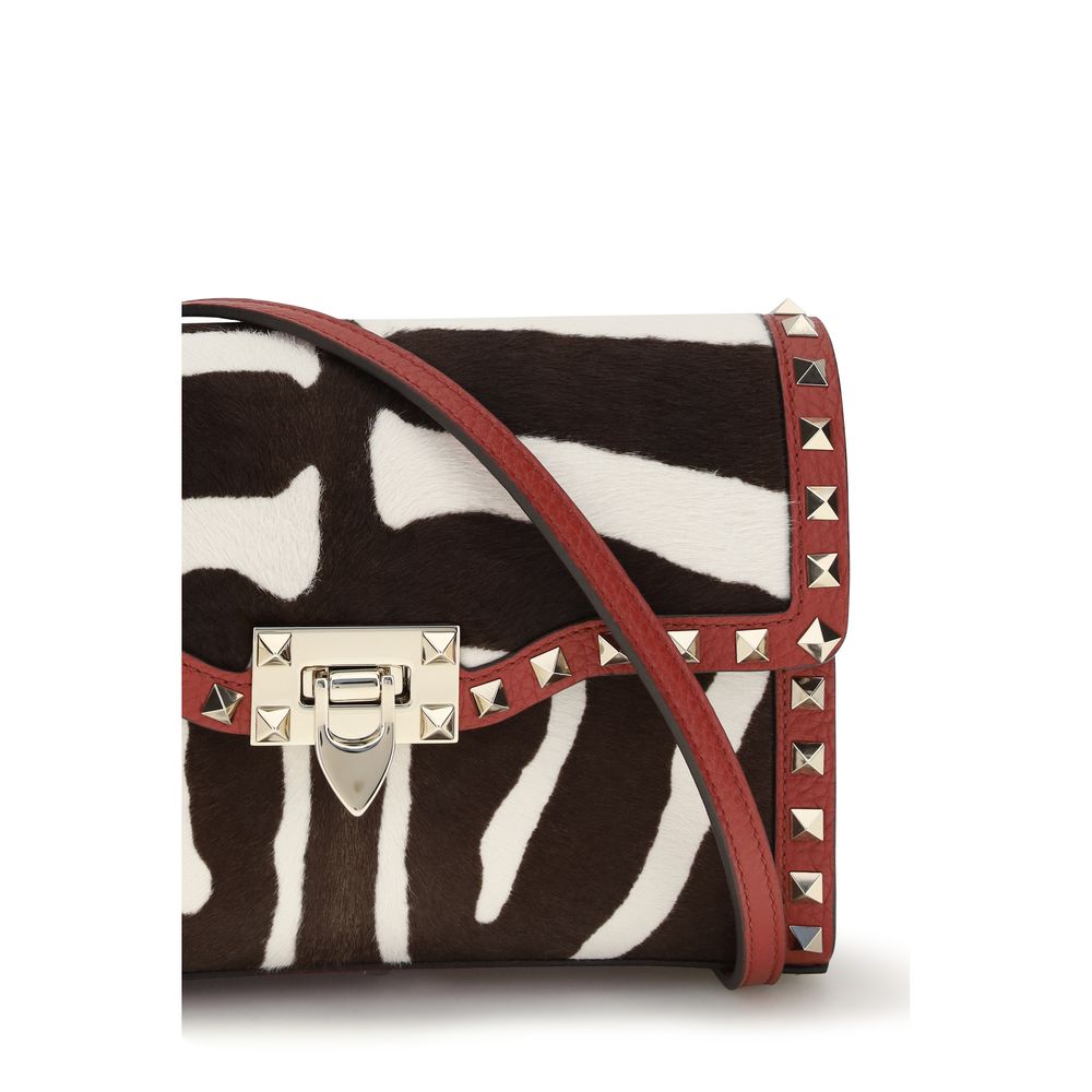 Valentino Garavani Multicolor Calf Leather Bos Taurus Shoulder Bag | Regal Royce