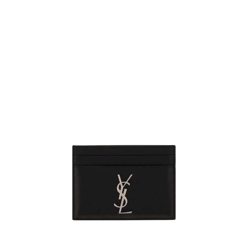 Saint Laurent Black Calf Leather Bos Taurus Wallet | Regal Royce